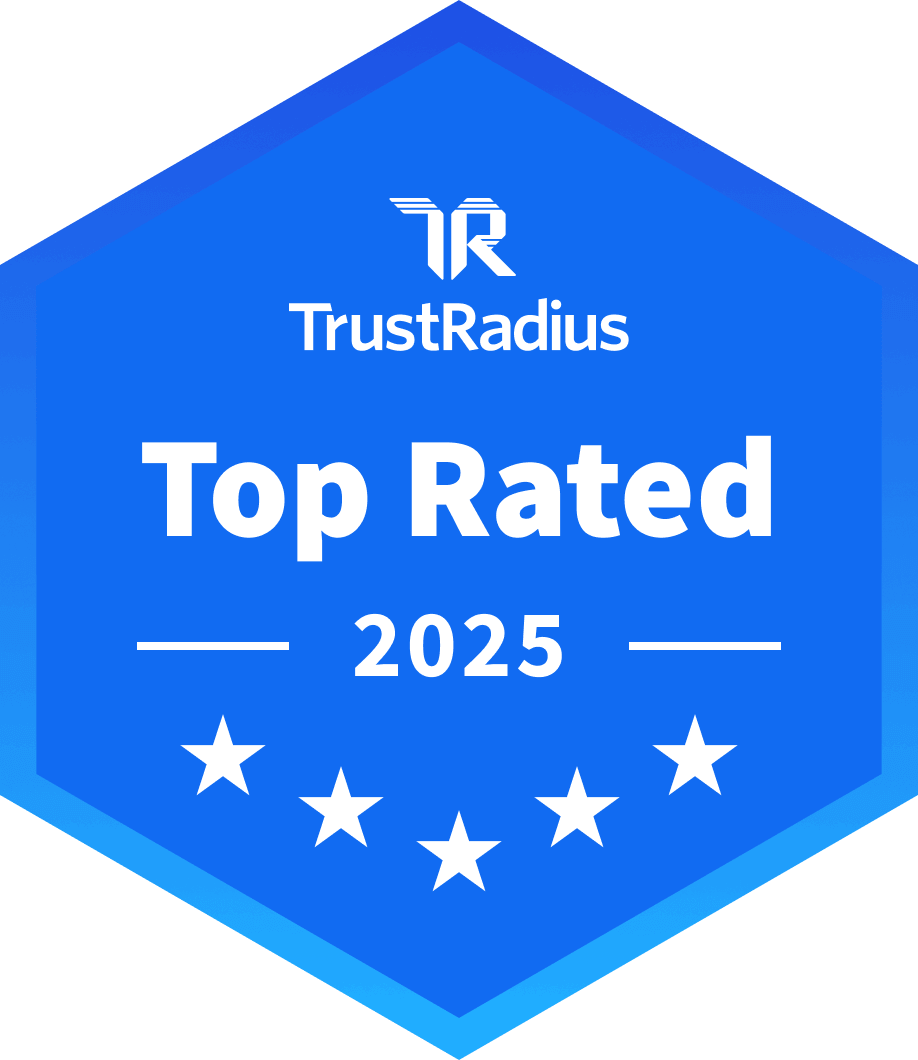 TrustRadius Top Rated 2025 badge