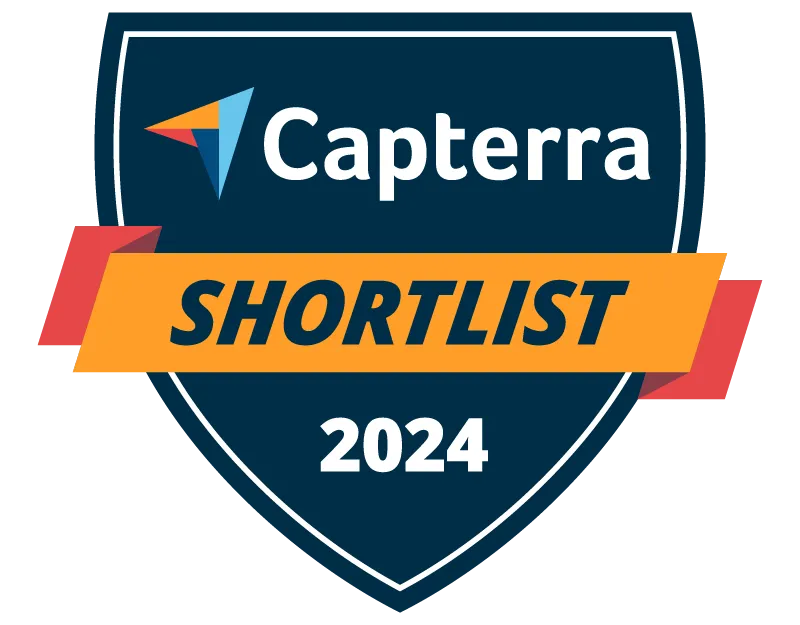 Capterra Shortlist 2024 badge