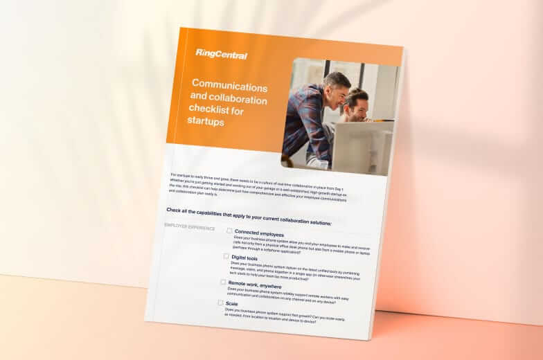 Communicatoins and collaboration checklist for startups